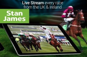 Stan James live streaming is available for horse racing